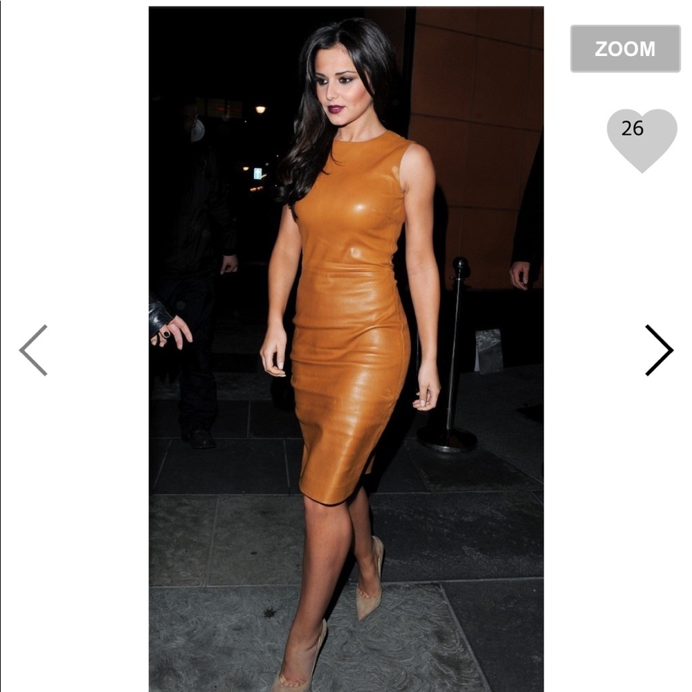 NWT The Row Leather Dress